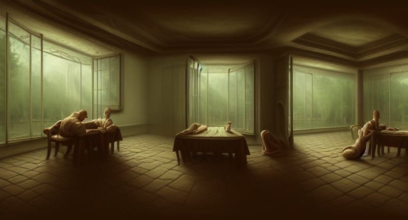 Surreal Horror Image in Photorealistic Style