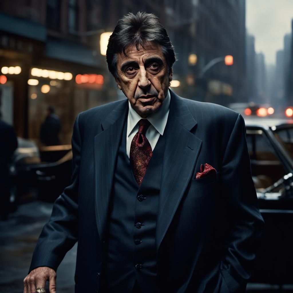 Dramatic Portrait in Cinematic Style