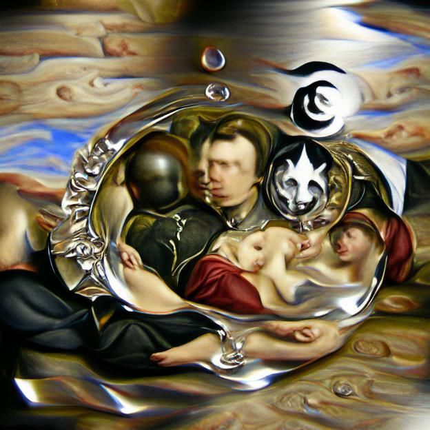 Renaissance Painting of Lacrimosa