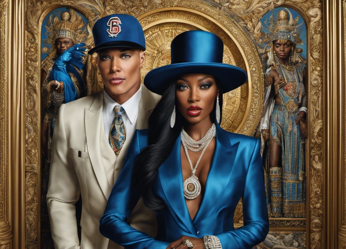 Naomi Campbell and friend