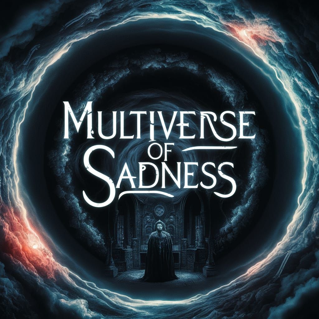 Multiverse of Sadness: A Dark Fantasy Movie Poster