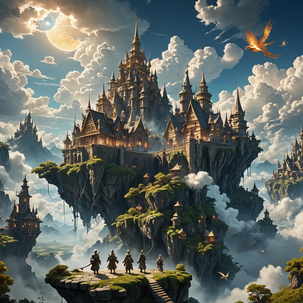 Shimmering Kingdom of Light: Ethereal Realm in 8K