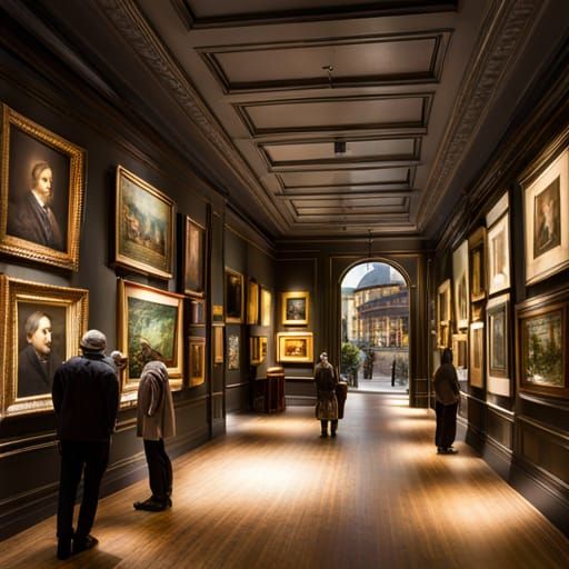 NIGHTCAFE ART MUSEUM