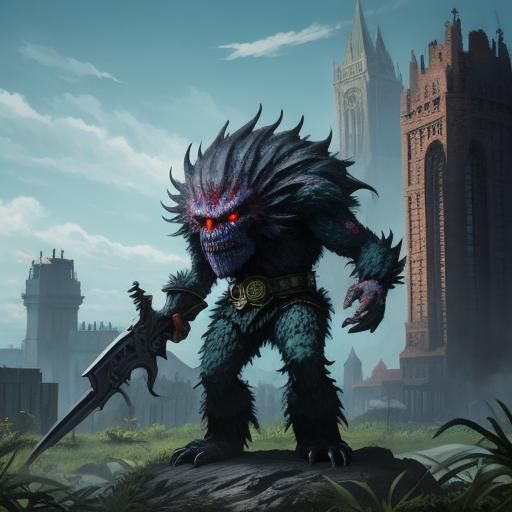 Colorful Rendering of a ROI Monster