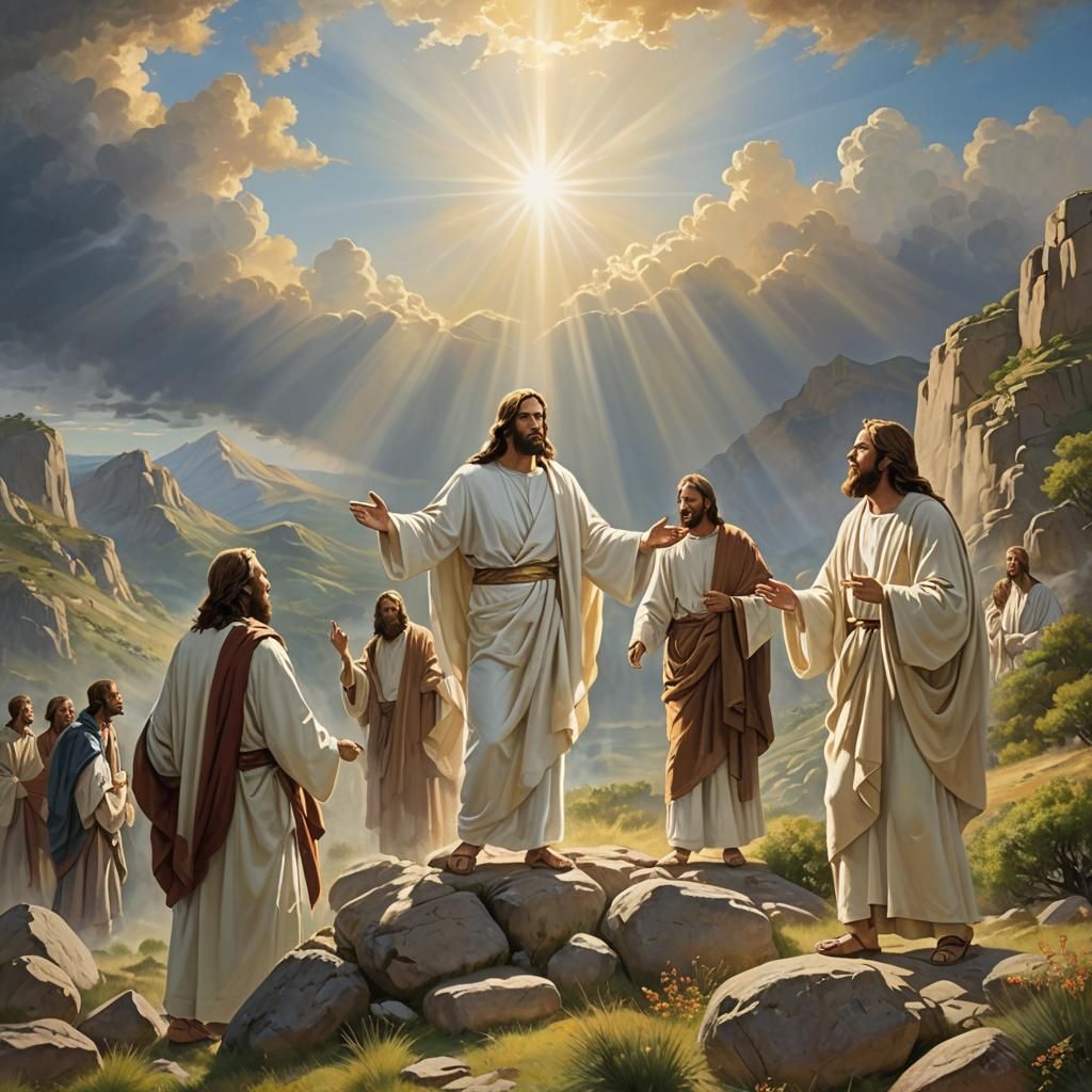 Transfiguration of Jesus on the mountain