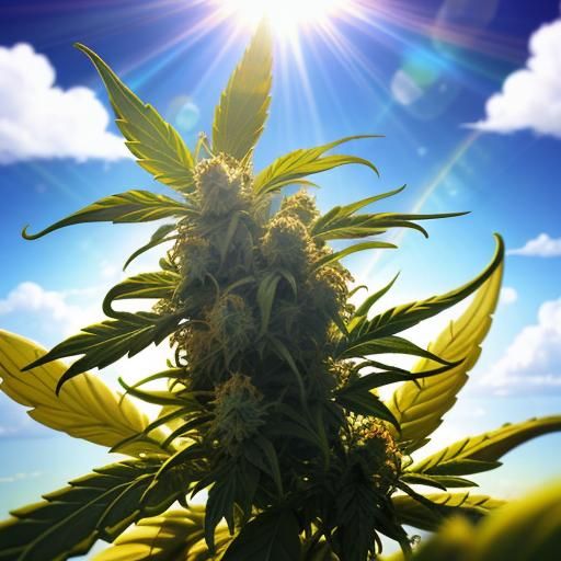 Marijuana Banana OG Kush Logo in Divine Light