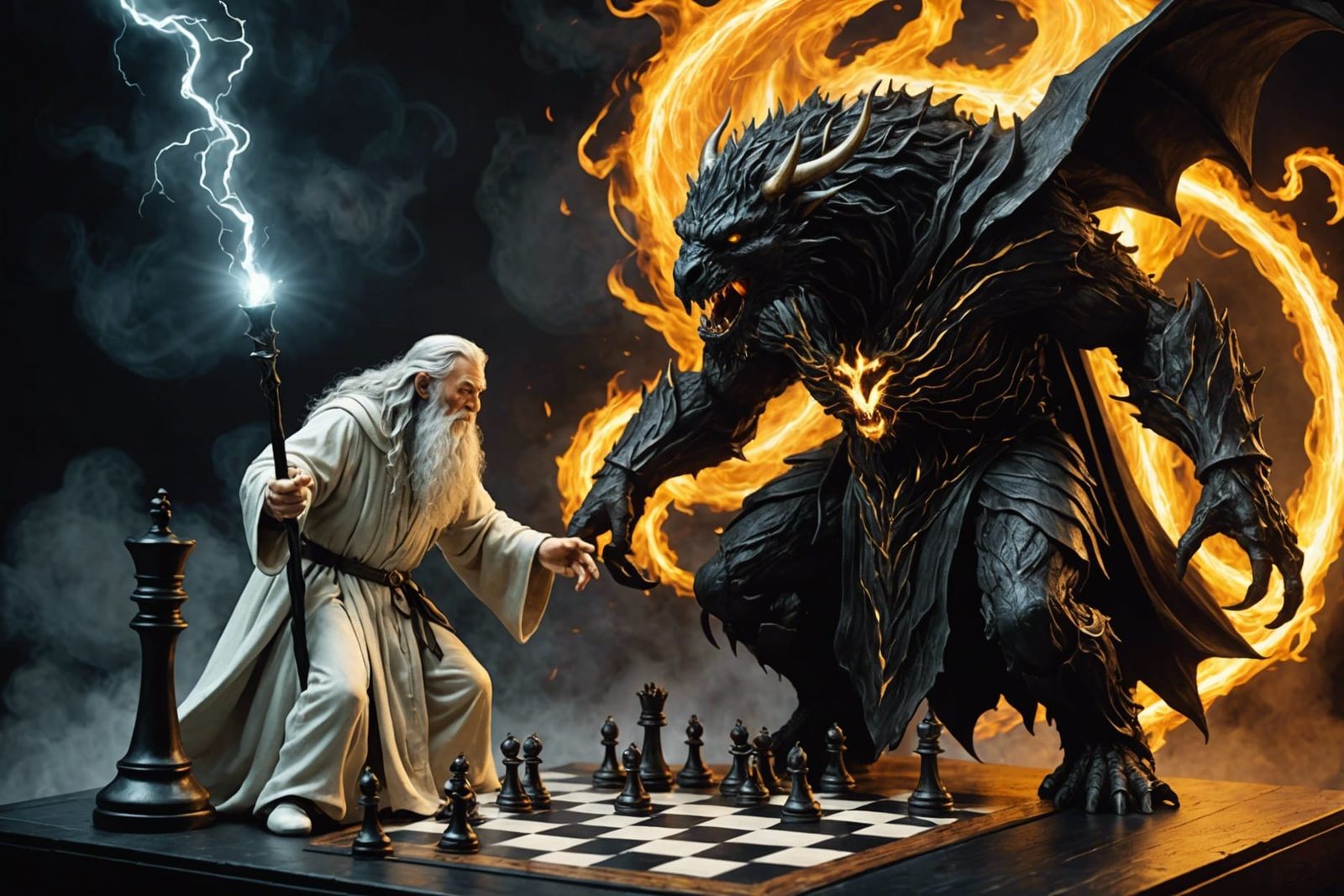 Chess Game of Light and Shadow