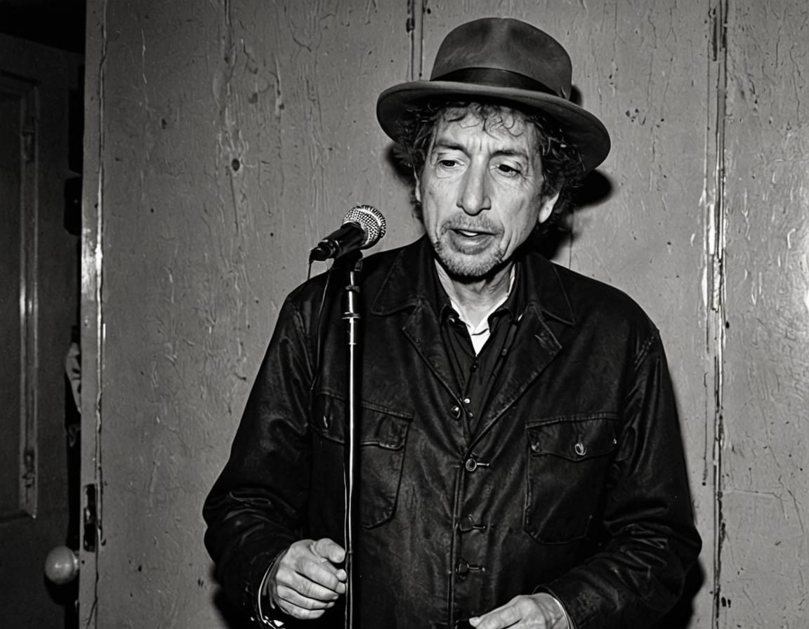 Bob Dylan in a Karaoke Bar