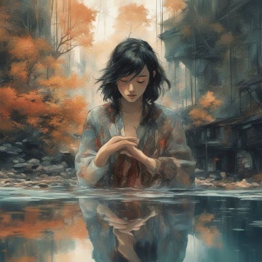 Striking AI Portrait with Soft Lighting