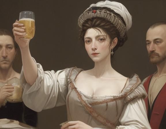 Colonial Countess Coronation in Baroque Style