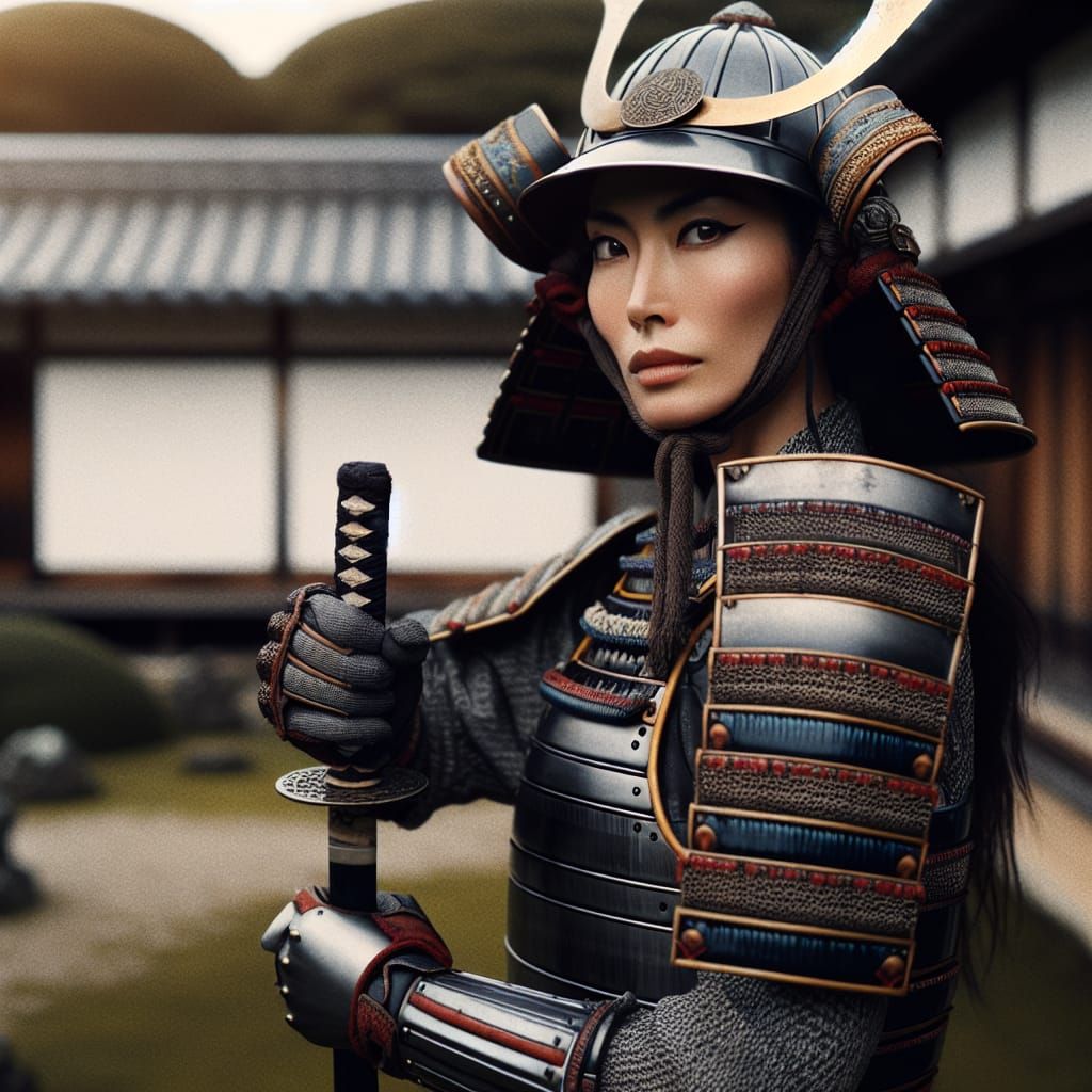 Strong Female Samurai in Feudal Japan