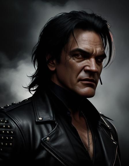 Tarantino as Demonic Avenger in Grindhouse Movie Poster