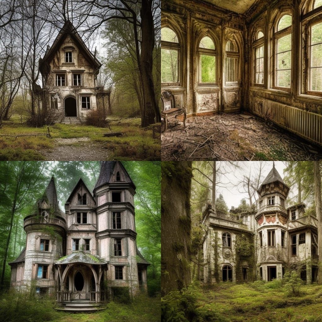 Fairytale Forest: Abandoned Medieval Mansion