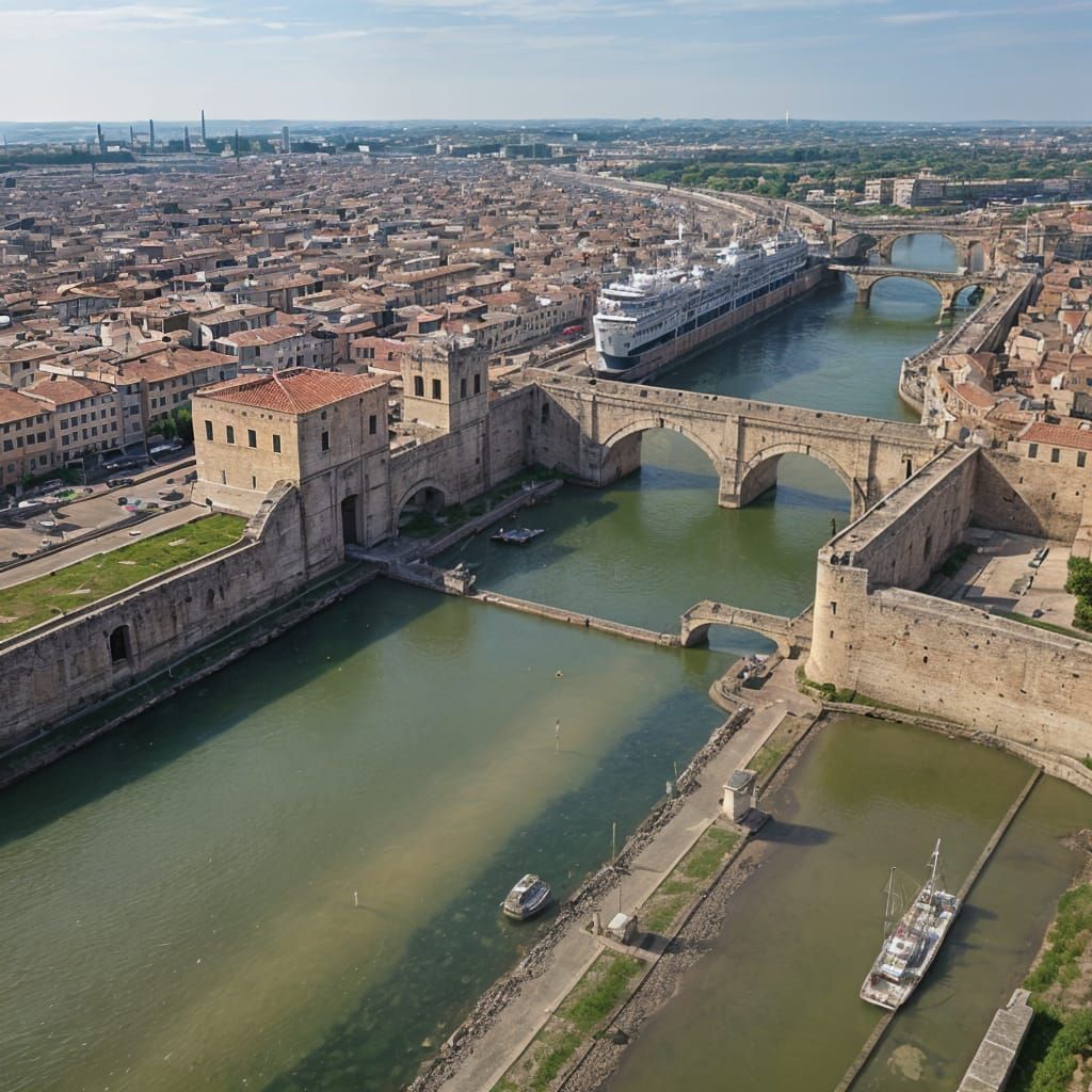 Ancient Coastal Lagoon Portus Pisanus Unveiled
