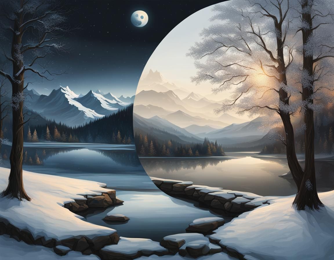 Yin Yang: Winter Night and Summer Day