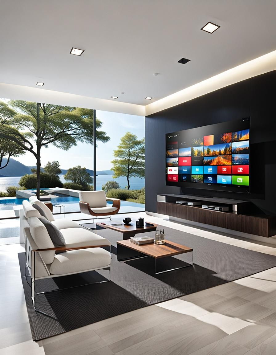 LuxePro TV Visualized by AI