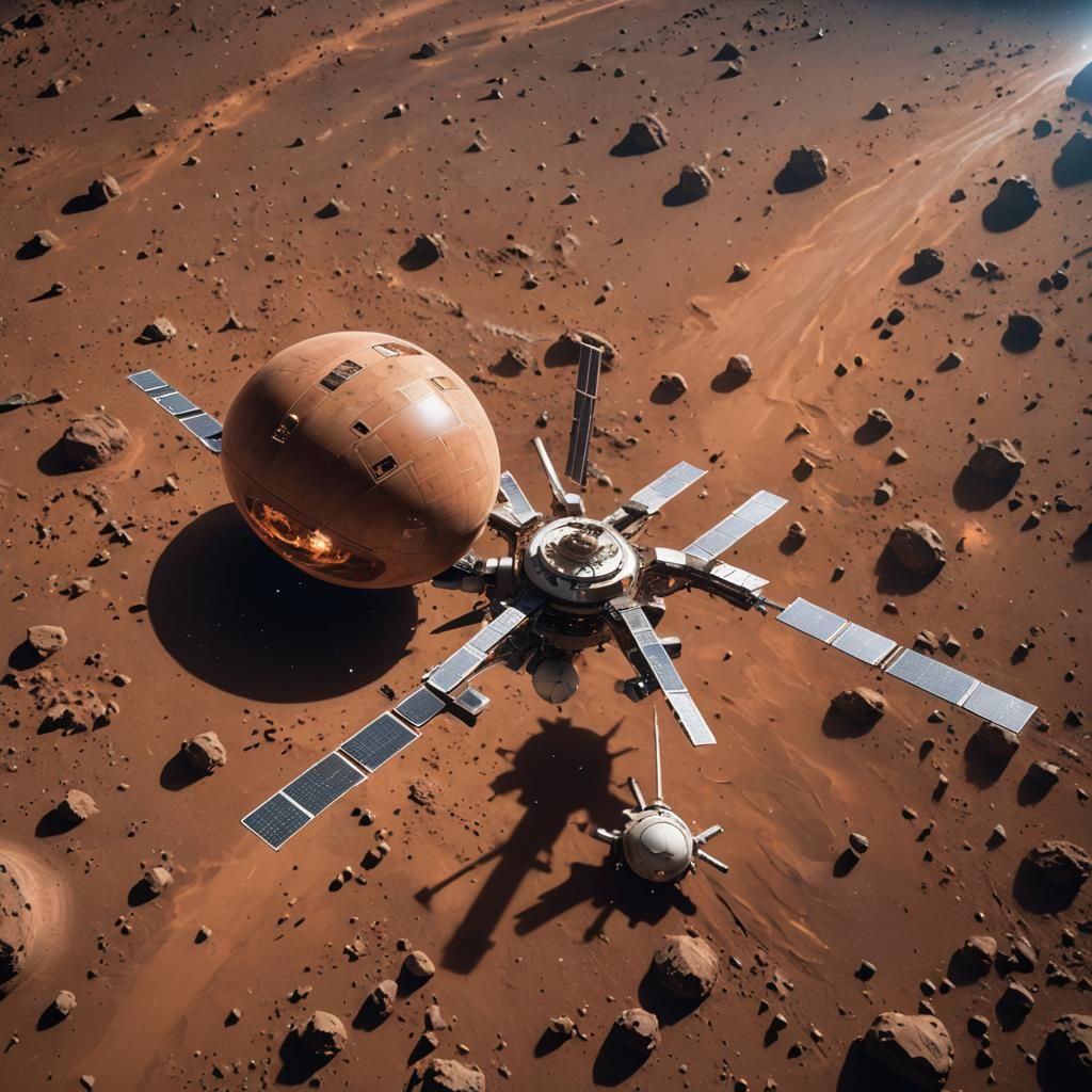 Martian hoverstation