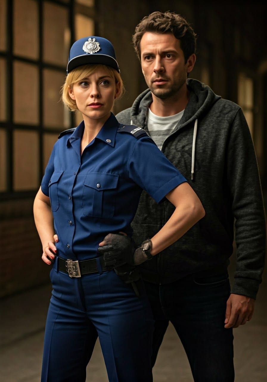 French Cop and Crook in Hilarious Comedy Scene