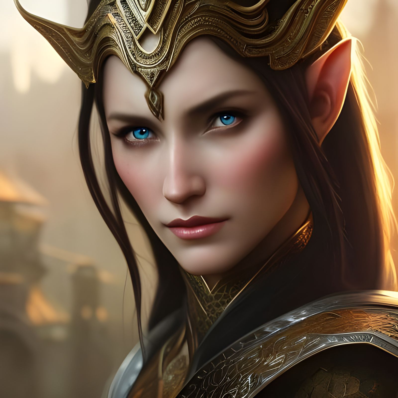 Lord of the Rings Elf Portrait in 8K