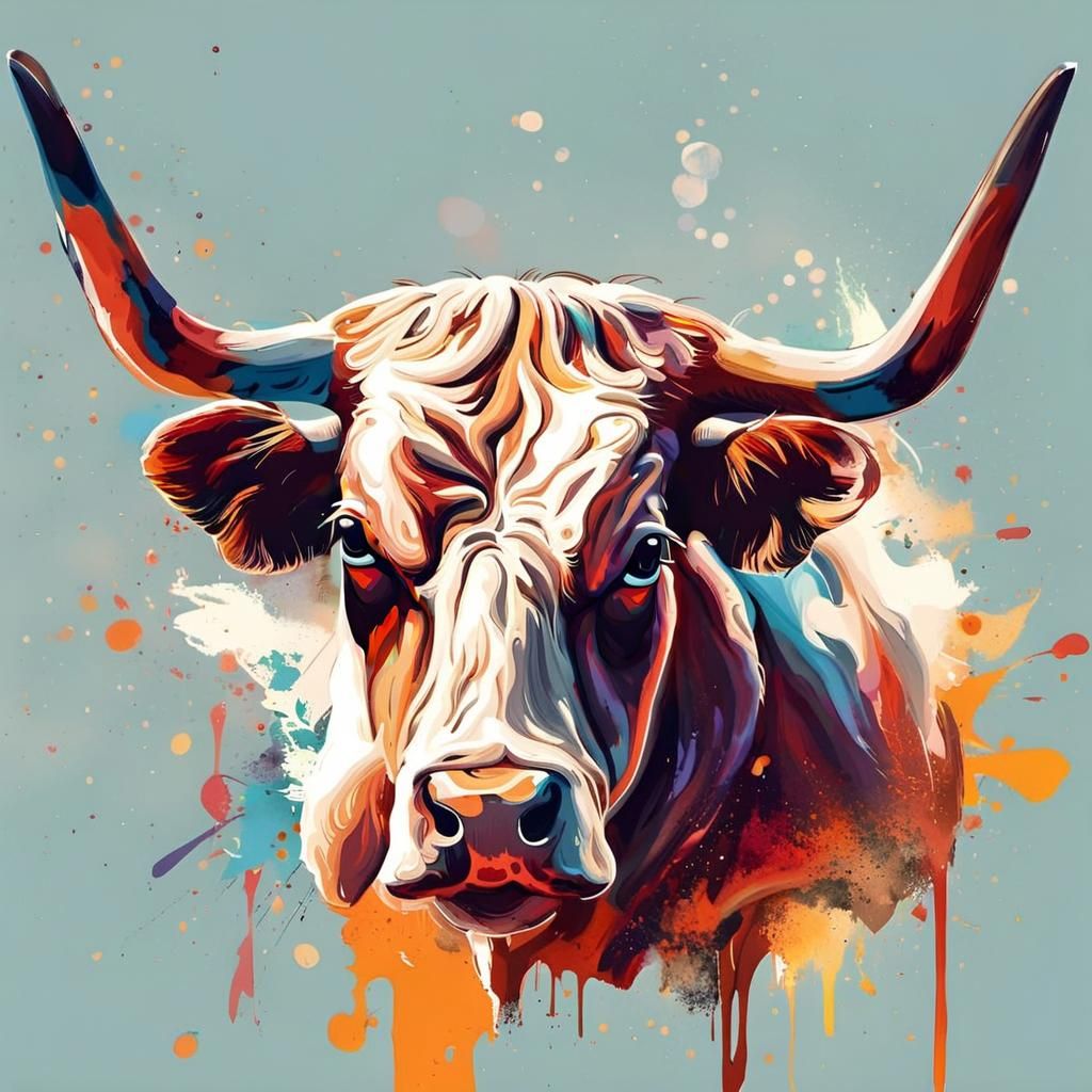 a Texas longhorn steer