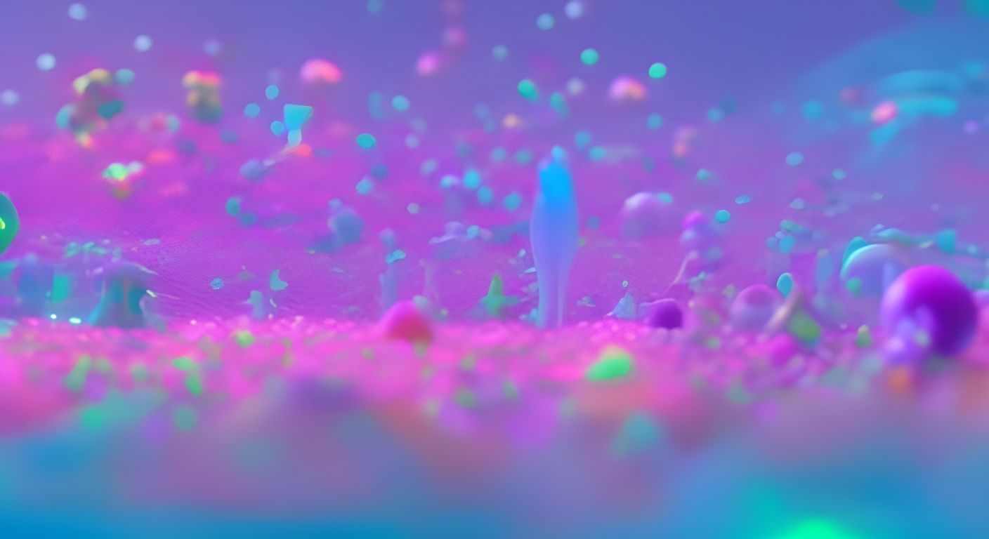 Psychedelic Qubit Landscape in Surreal 3D