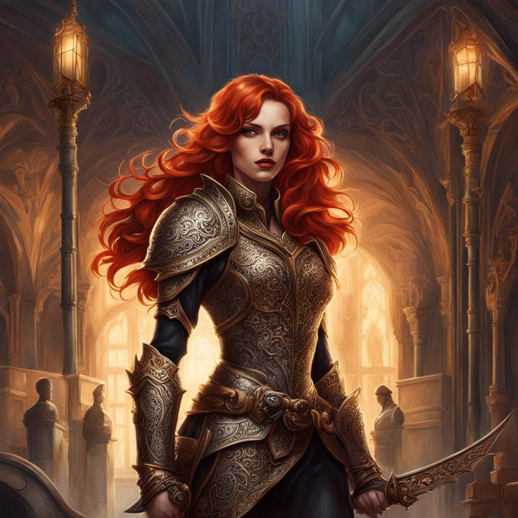 Filigree Armour Guard Arresting Cryptid Criminal