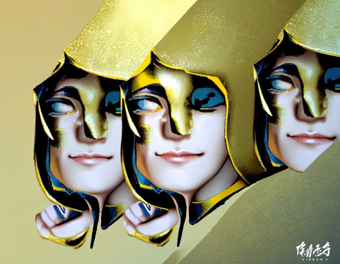Vibrant Anime Portraits in 3D
