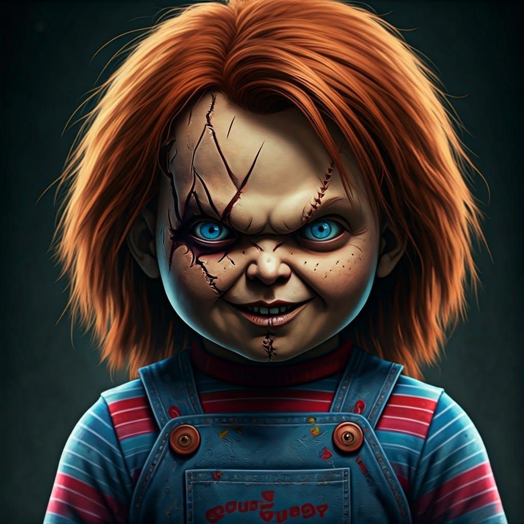 Sinister and Detailed Illustration of Chucky