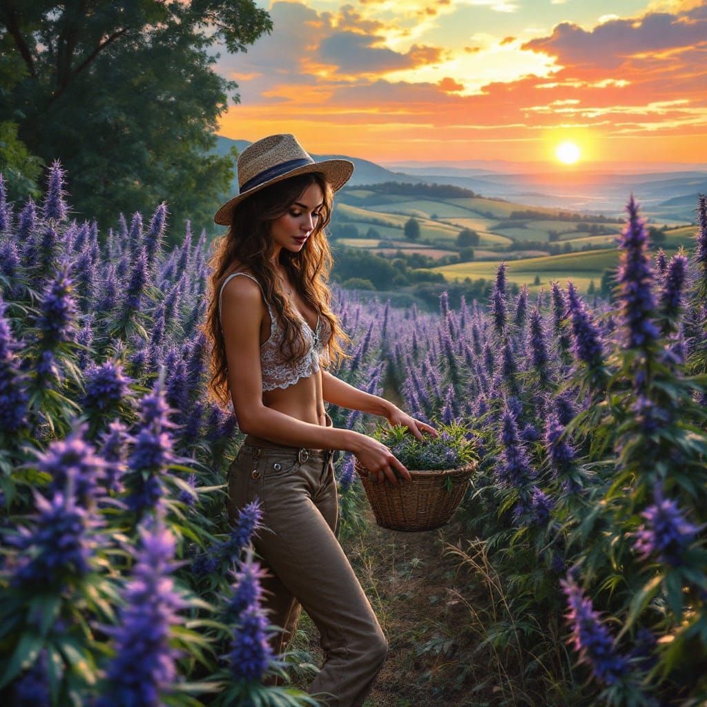 Vintage Cannabis Farm in Idyllic Rheingau Landscape