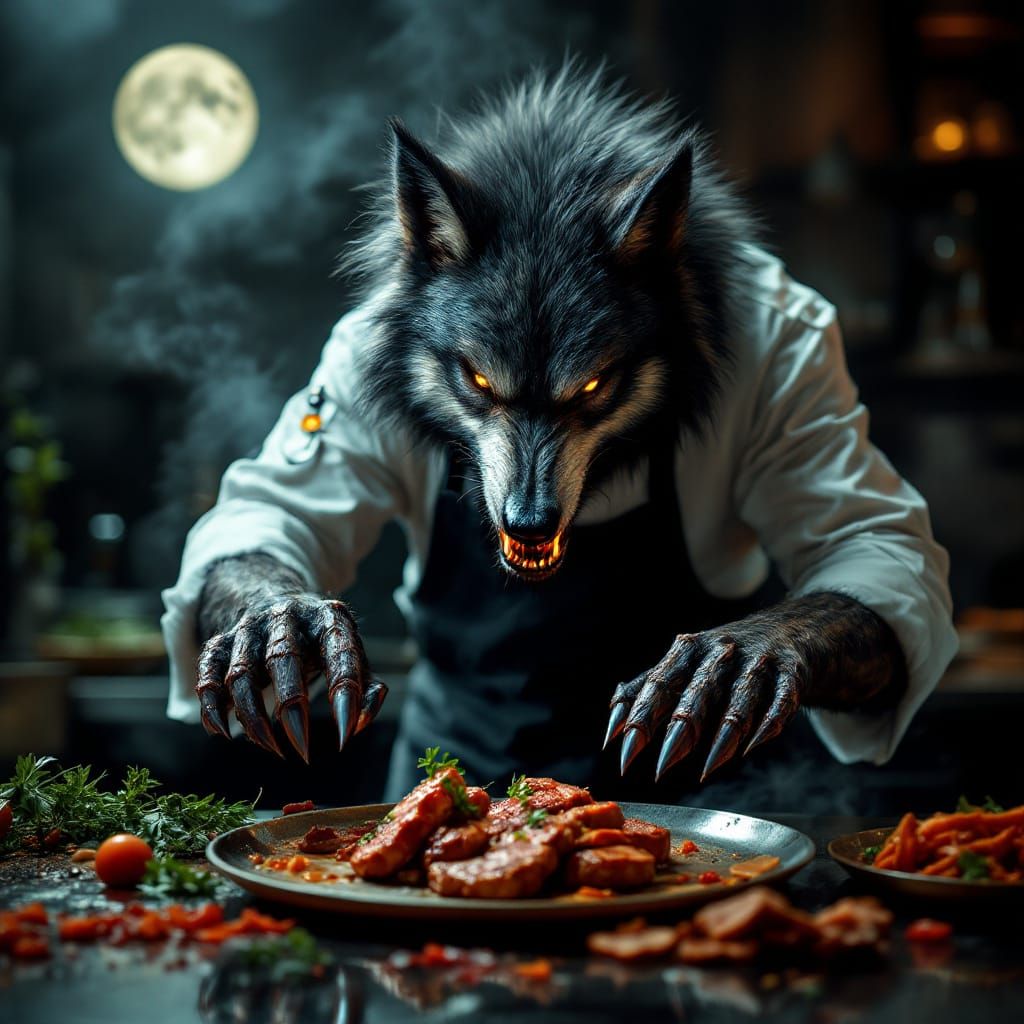 Wolf ispired by prompt from @ Harzilla