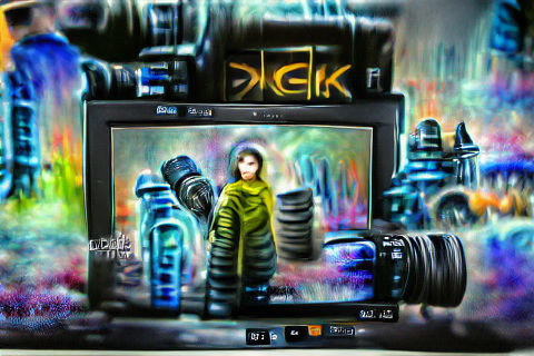 Abstract Acrylic Art Deco Digital Illustration