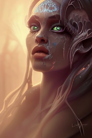 Lolth, the Spider Queen: Detailed Portrait