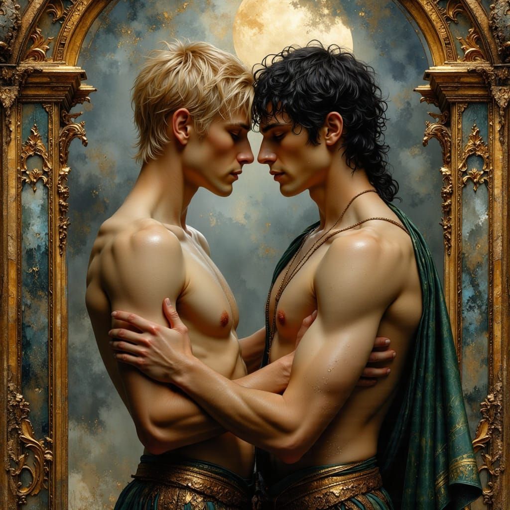 "Should I stay or should I go?"  There was no answer, just a deep passionate kiss.