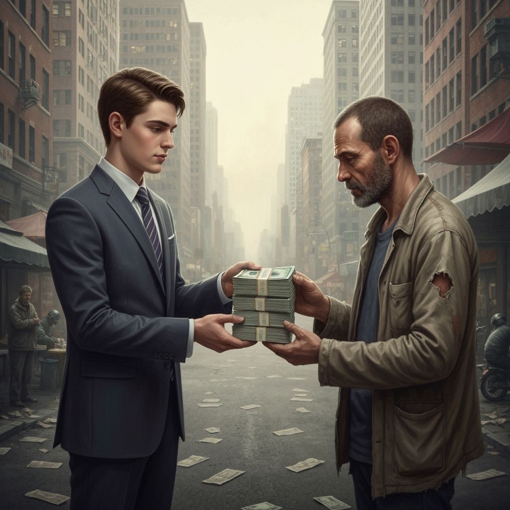 Generosity in the City: A Moment of Kindness