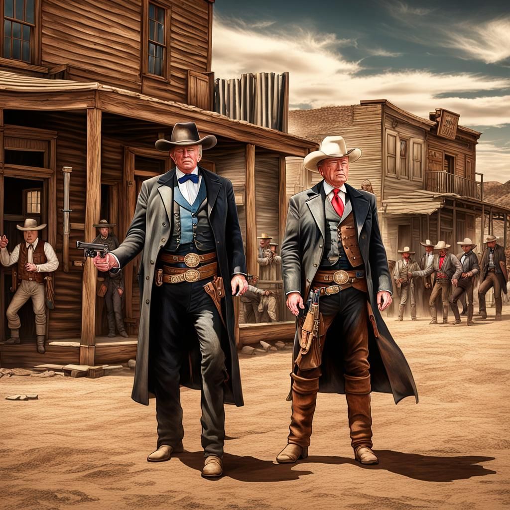 Trump vs Biden: Wild West Showdown