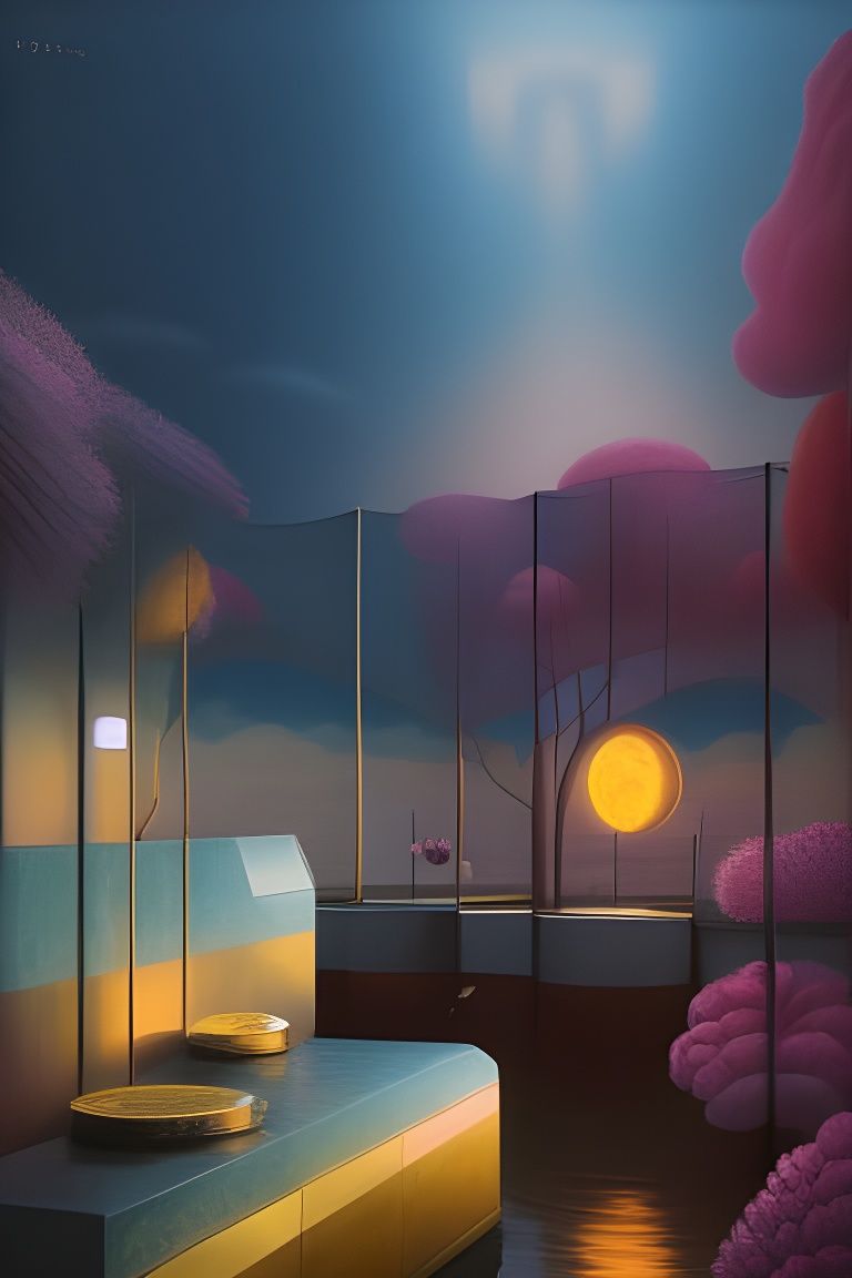 Ethereal Submarine City in Steamnouveau Style