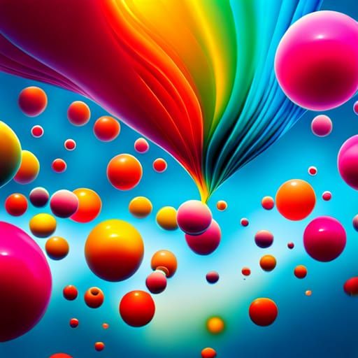 Lava Lamp - Rainbow Vibrance