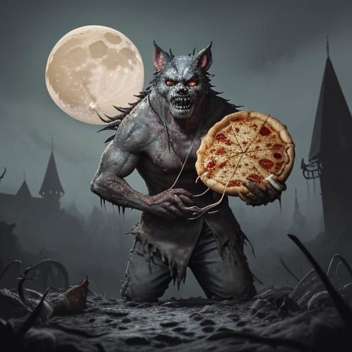 The moon hangs low, a pale, cold eye,
A shiver runs through the midnight sky.
A hunger gnaws, a primal ache,
For brains,...