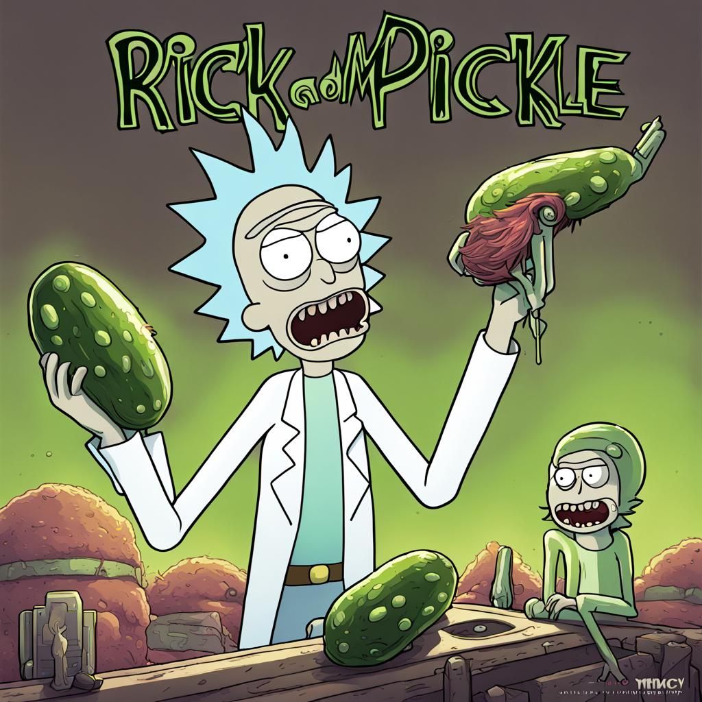 Sinister Rick and Morty With Speech Bubble