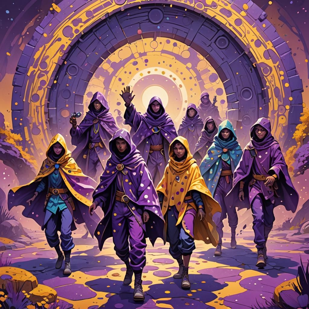 Polka Dot Squad Emerges from Magic Portal