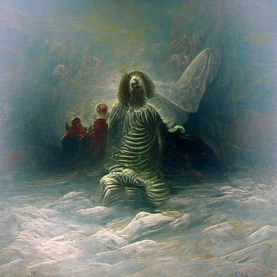 Horrific Miracle in Doré and Rutkowski Style