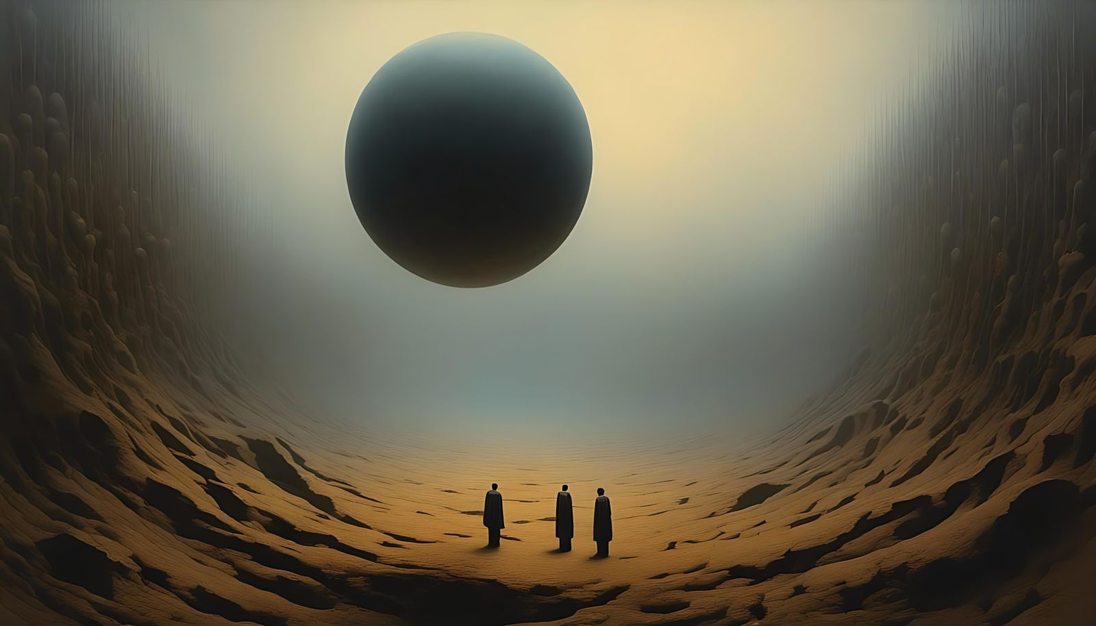 Eternal Circle: Surreal Digital Art Masterpiece