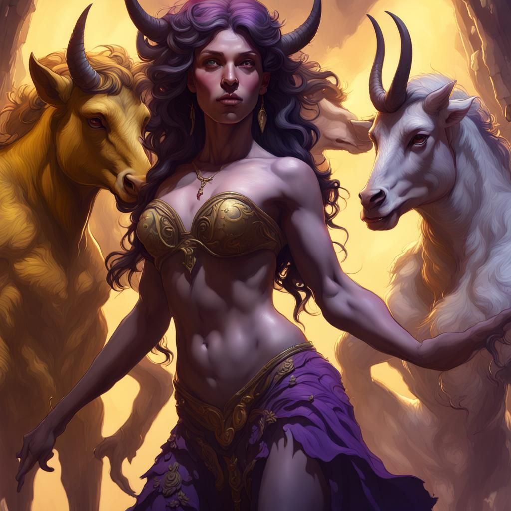 Fantasy Creatures in Dark Fantasy Concept Art