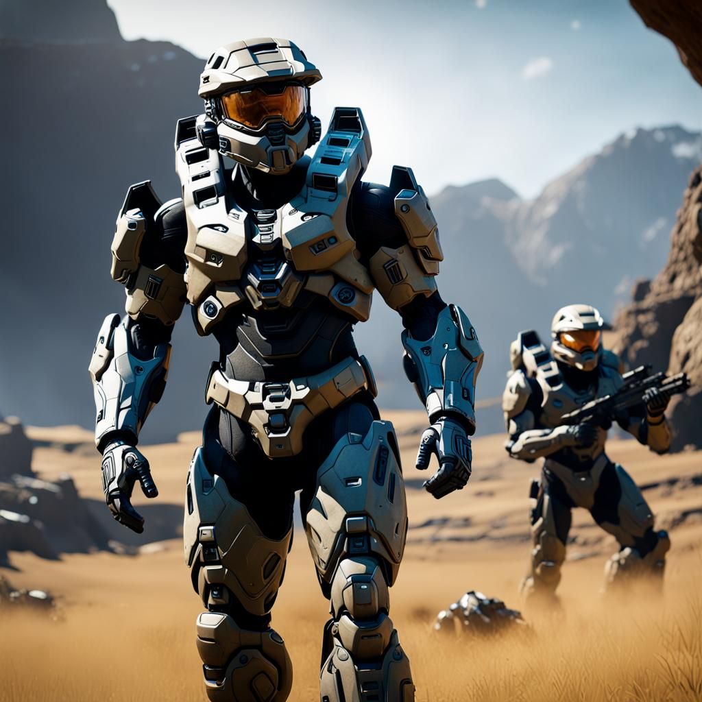 Epic 3D Videogame Scene with Dynamic Lighting