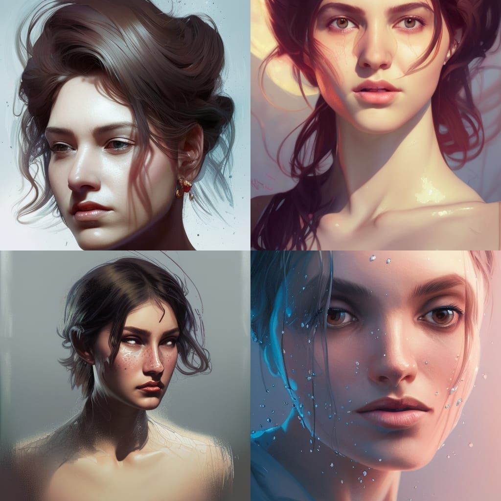 Margaret Arigran Portrait in Hyperdetailed Style