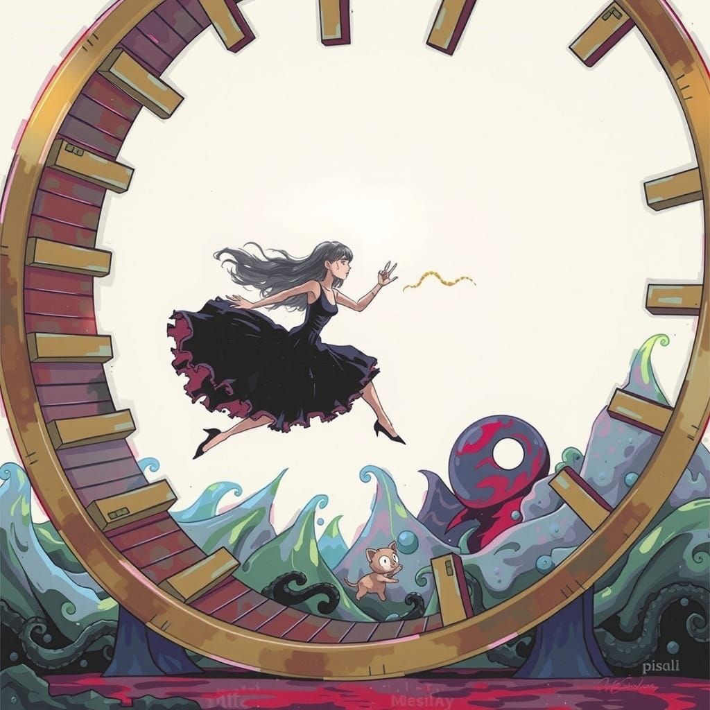 Anime-Inspired Criceto Meets Enigmatic Wheel Rider in a Drea...