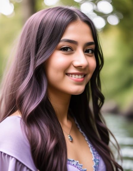 Abstract Image of the Color Violet