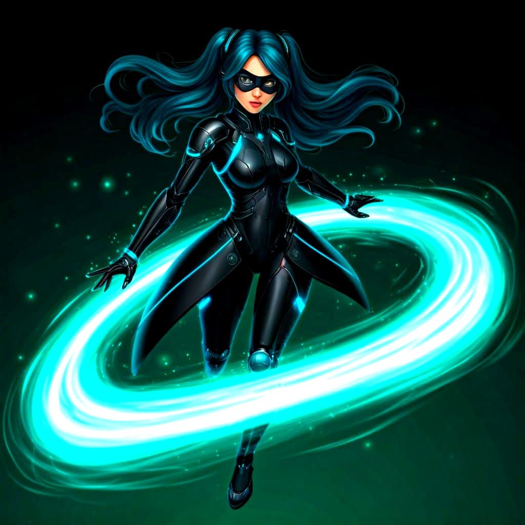 Cybrite Superheroine Form Alt Design