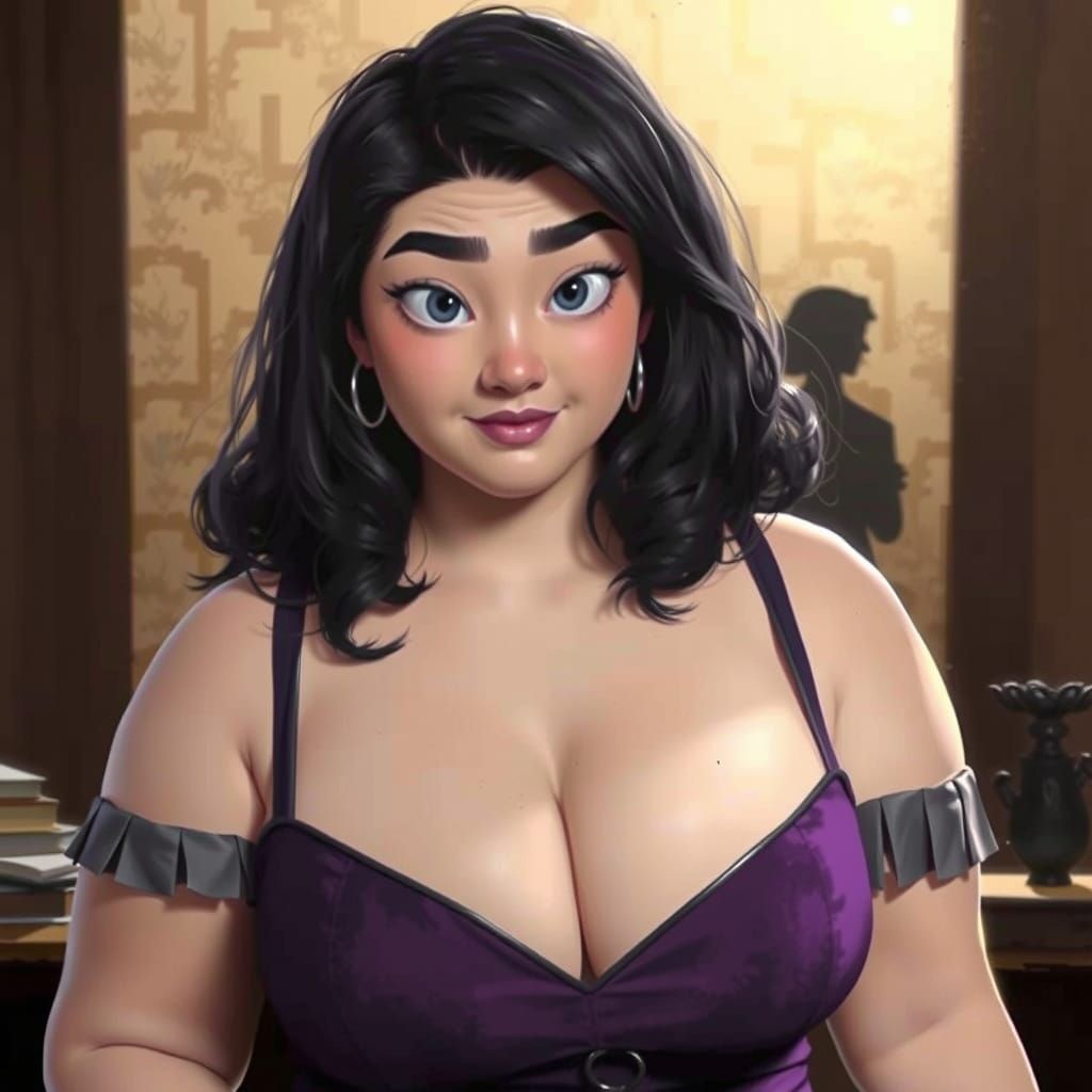 Realistic Portrait of a Contemplative Woman in Soft Focus