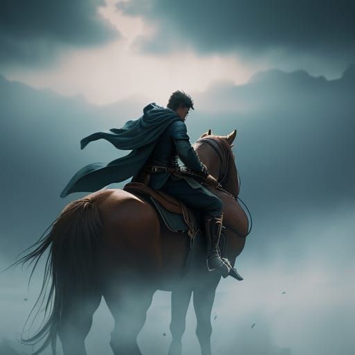 Epic Elemental Clash in Cinematic Style